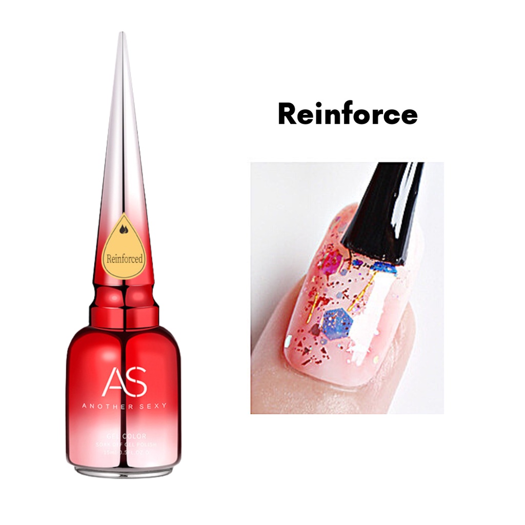 AS ANOTHER SEXY GEL COLOR/Base Coat /As Blooming Gel/  Top Coat / Matte Top Coat 15ml