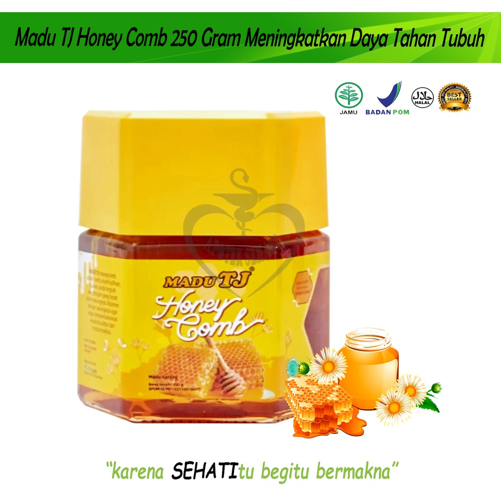 Madu Tj Honey Comb Suplemen Makanan Multivitamin Daya Tahan Tubuh