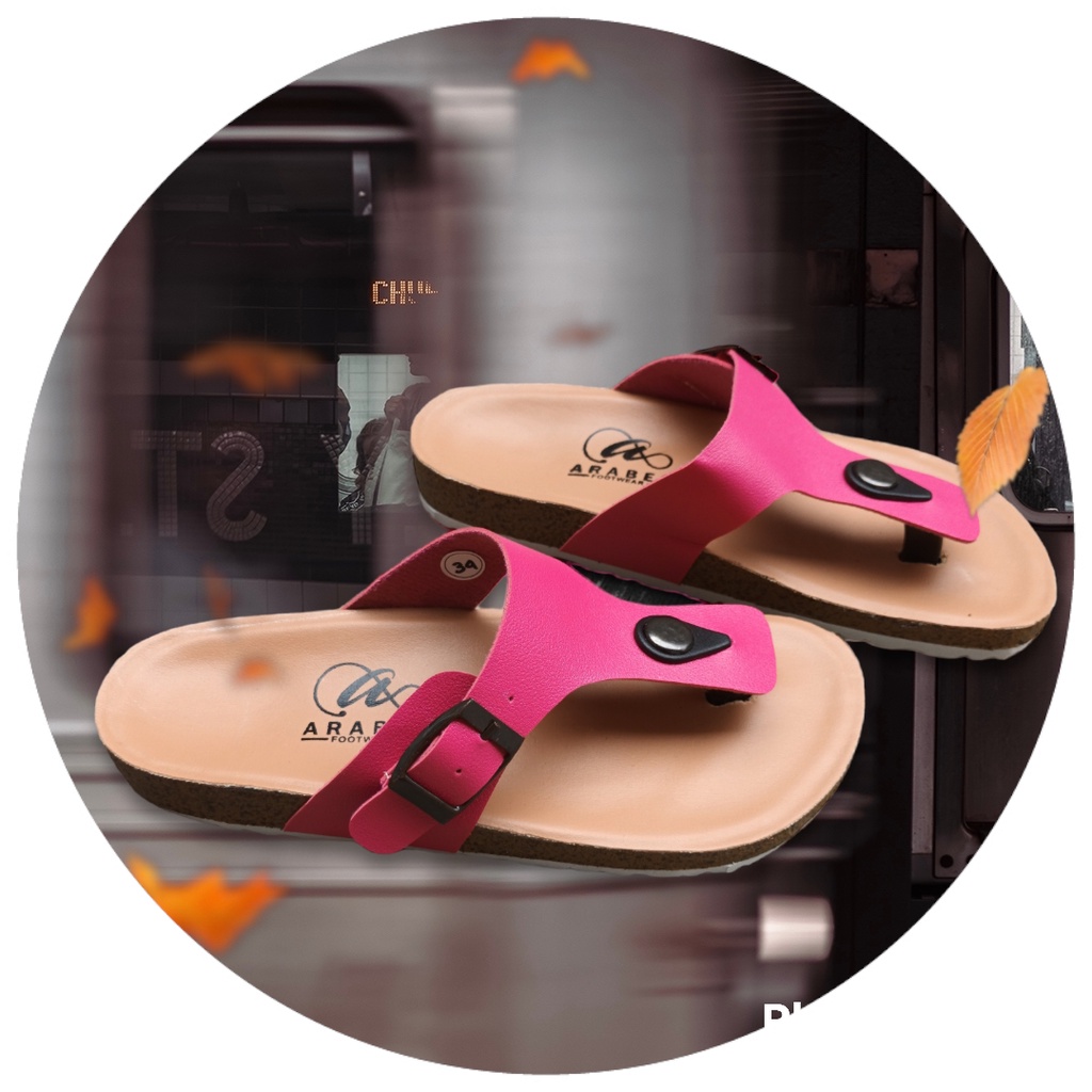 Arabel-  TERLARIS Sandal Anak Unisex Cewek Cowok Sandal Birken Original Sandal Puyuh