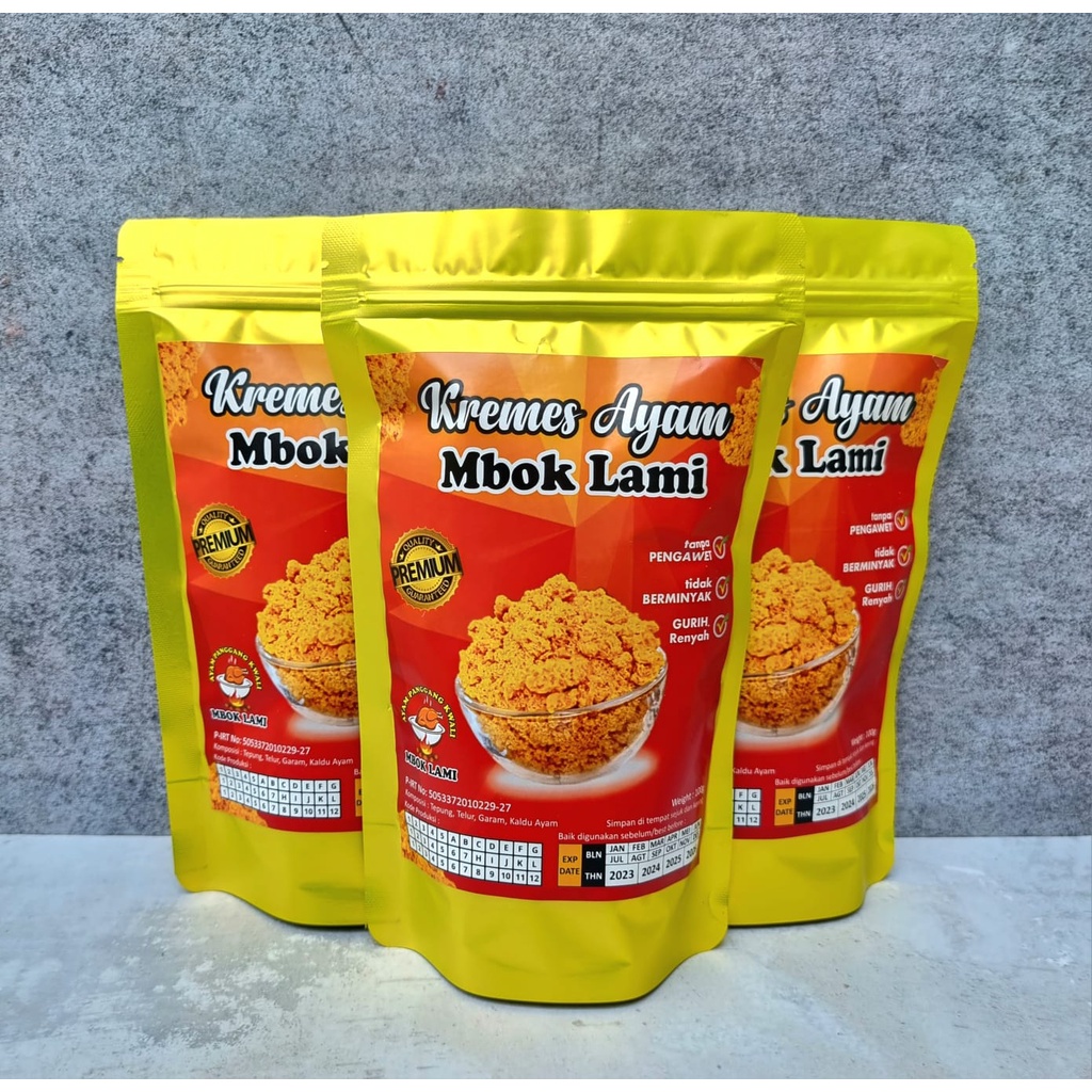 

Kremes Ayam Mbok Lami - ORIGINAL - Halal / MPASI / No MSG