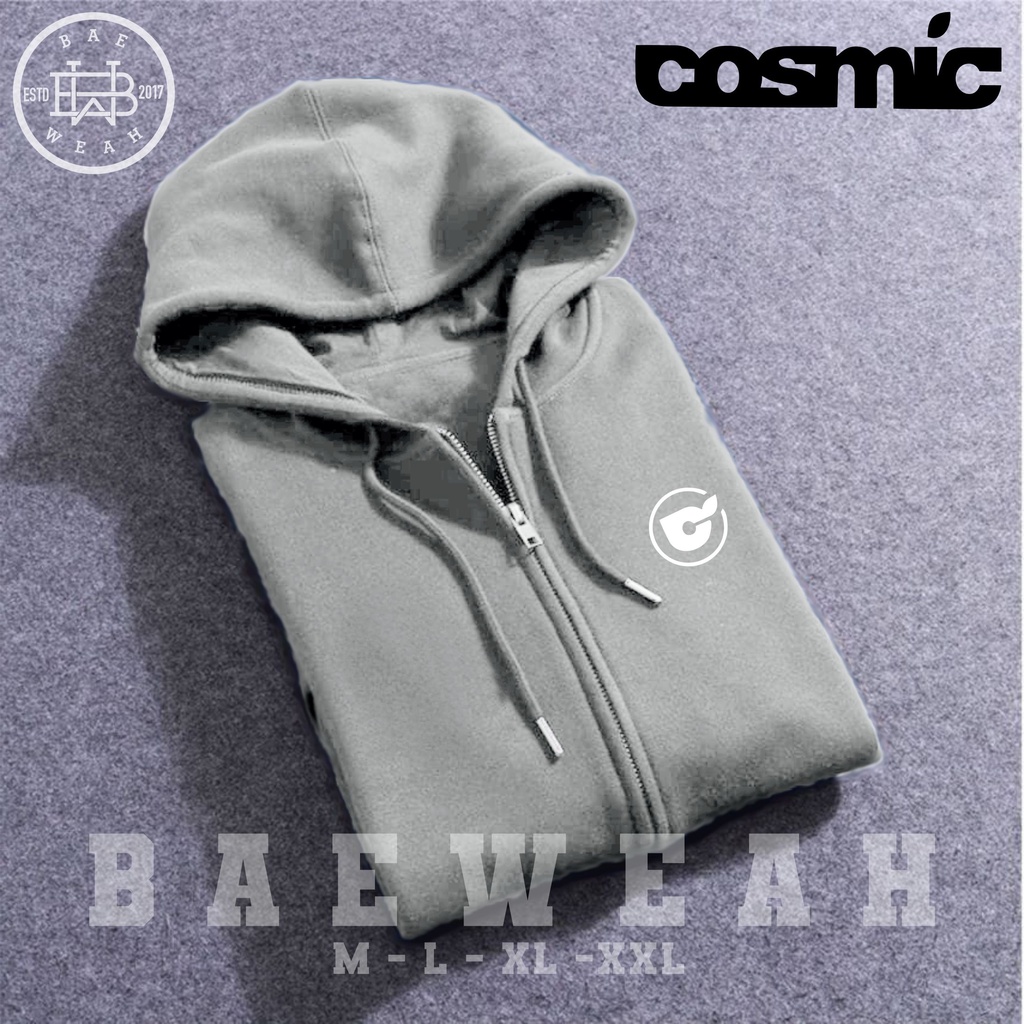 SWEATER HOODIE - Jaket Distro Zipper - Jaket Sweater Hoodie Resleting Pria Cosmic