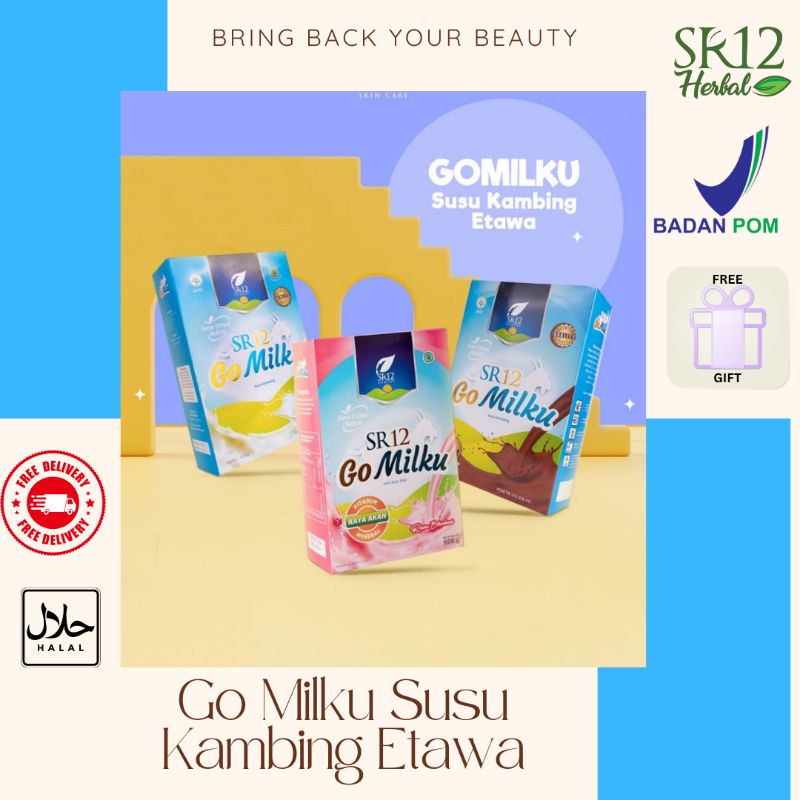 

SUSU KAMBING ETAWA GO MILKU SR12 / SUSU KAMBING / SUSU BUBUK / DAUN KELOR / SUSU KAMBING MURNI