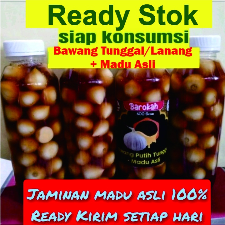 

Madu Bawang Lanang Madu Bawang Putih Tunggal Barokah 600gram