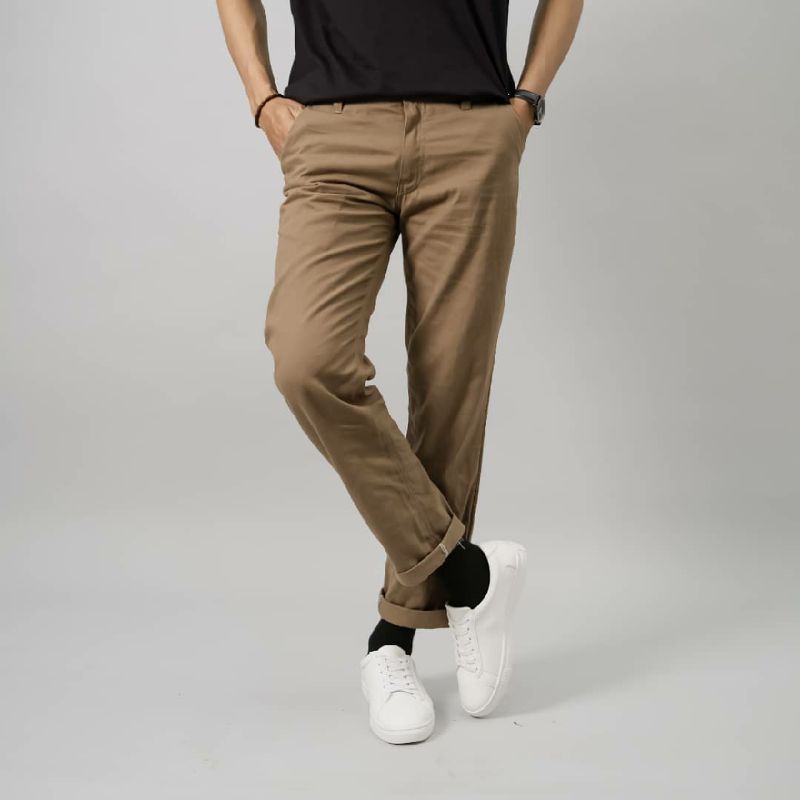 CELANA CHINO panjang pria slimfit santai casual formal