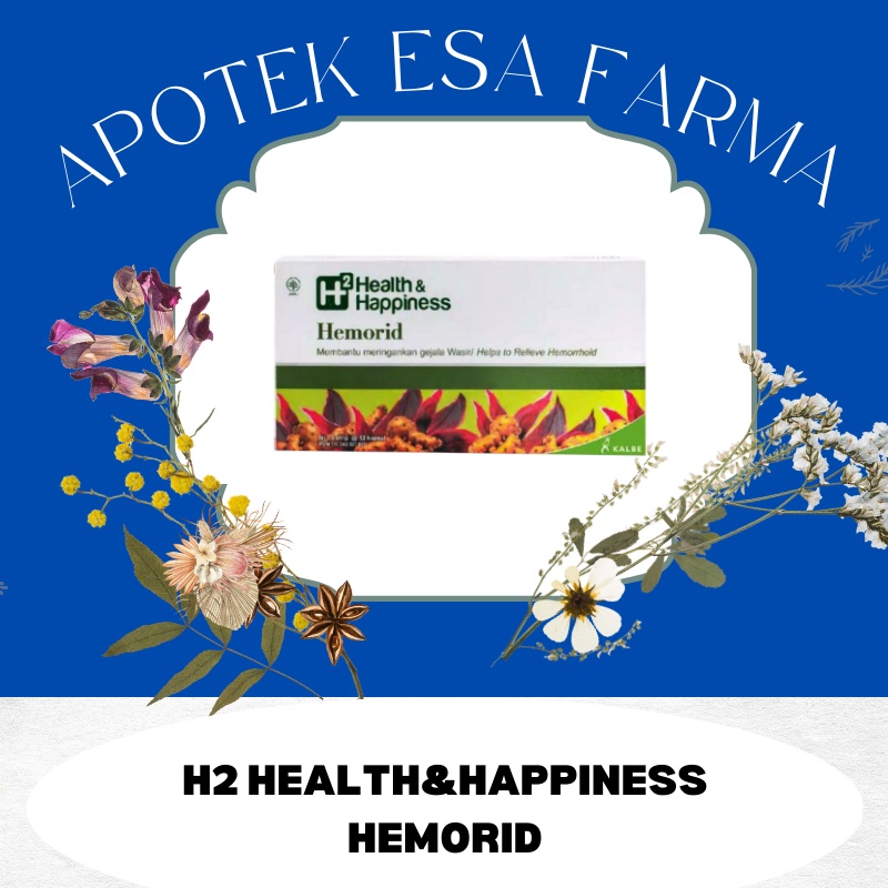 H2 Hemorid 3 strip @ 12 kapsul Health and Happiness(ambeien)