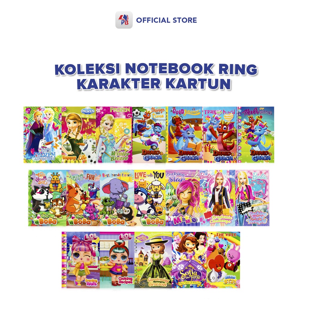 

Notebook Ring Kecil Motif KPop Random Bermacam Karakter / PB EDUKASI ANAK - PBNB