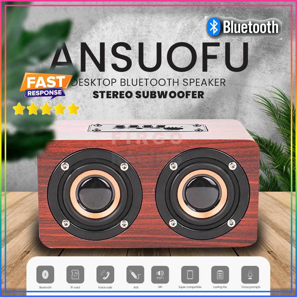 Speaker Desktop Bluetooth Speaker Stereo Subwoofer - W5