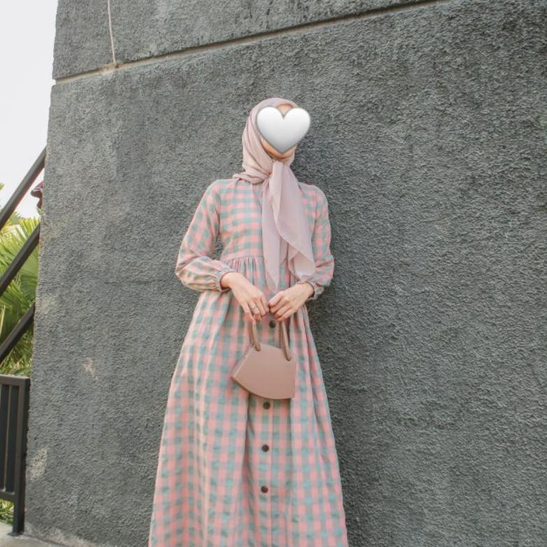 DISKON Maya Square Dress By Le khari | gamis kotak Murah