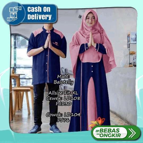 Jumbo Xxl Ready Hitam Series Gamis Hitam Couple Kemeja Batik Pria Lengan Panjang Outfit Kondangan Mu