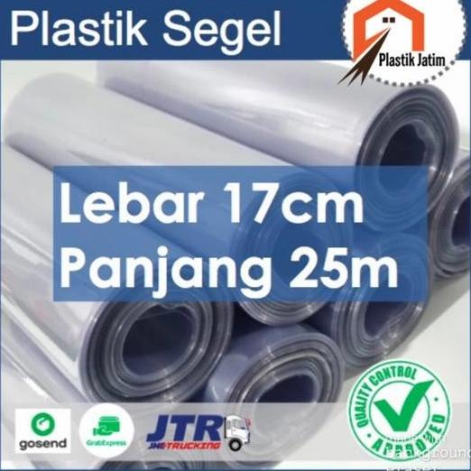 

PLASTIK SEGEL Uk. 17CM x 25M - Plastik Heat Shrink/Plastik Menciut JUAL