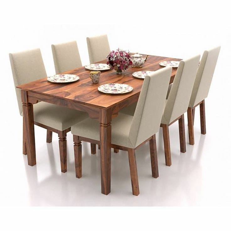 Set 6 Kursi Meja Makan Kayu Jati Model Minimalis Modern | Kursi Cafe Minimalis Modern