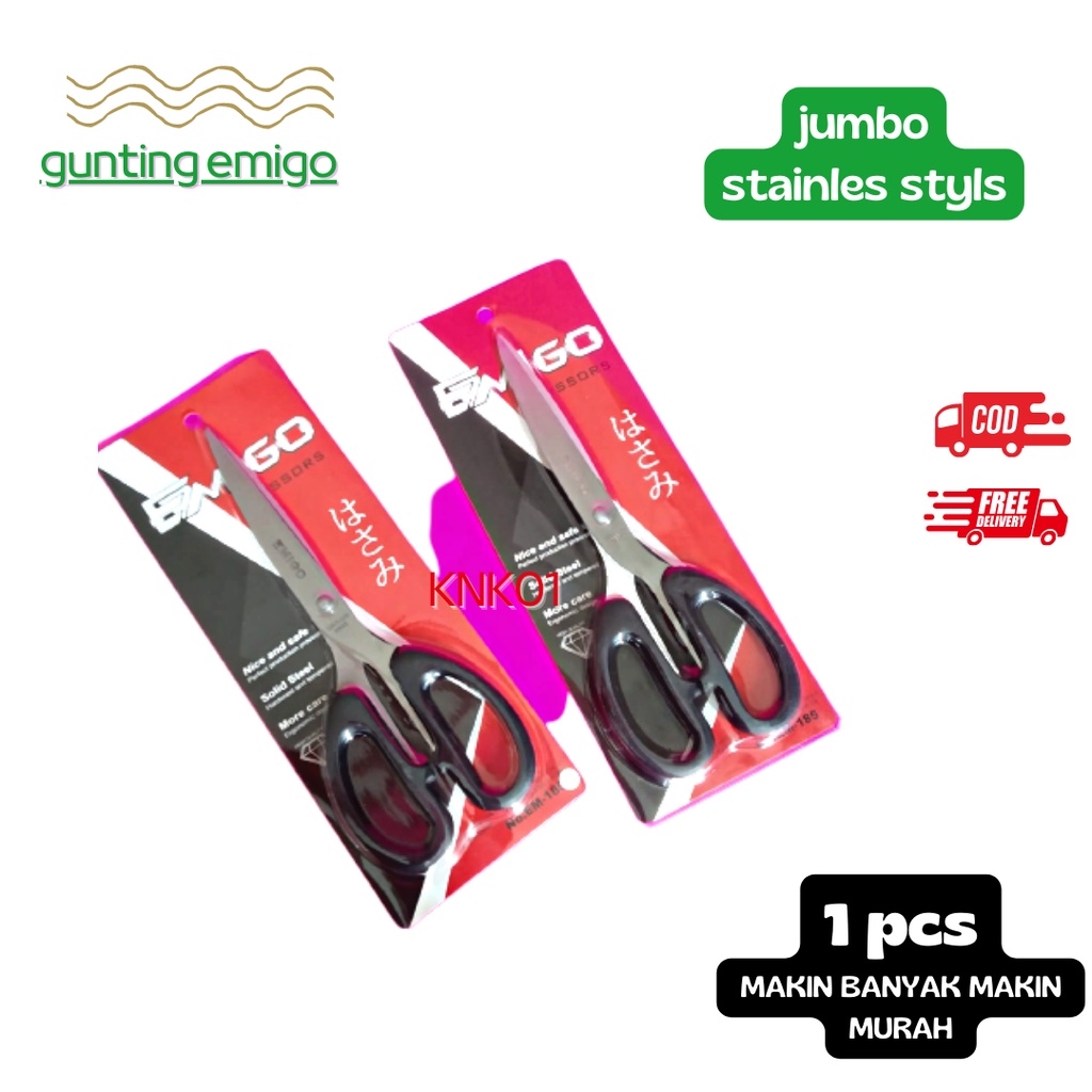 

Gunting Kertas EMIGO Stainless Anti Karat Ukuran Besar