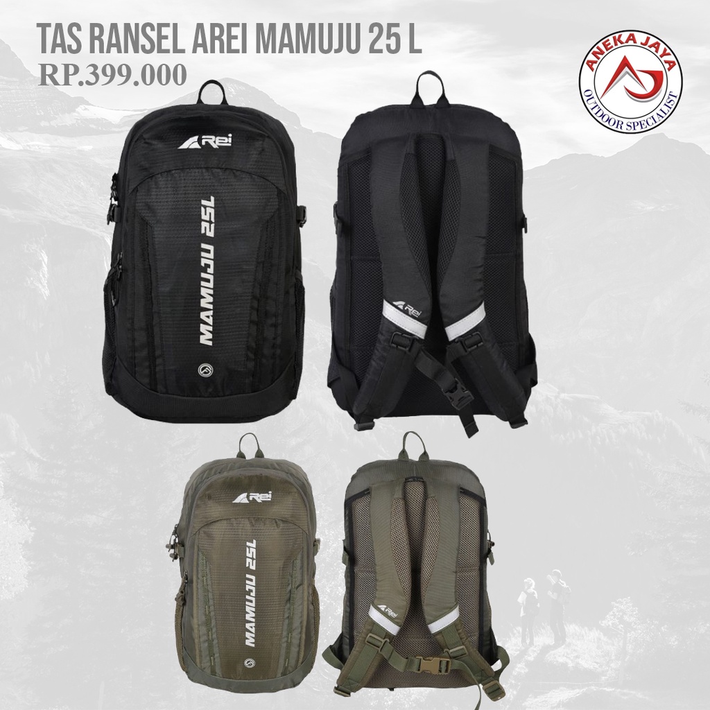 TAS RANSEL AREI MAMUJU 25 LITER + RAINCOVER