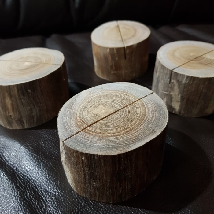 

paling diminati] rustic teak card holder / tempat kartu kayu jati