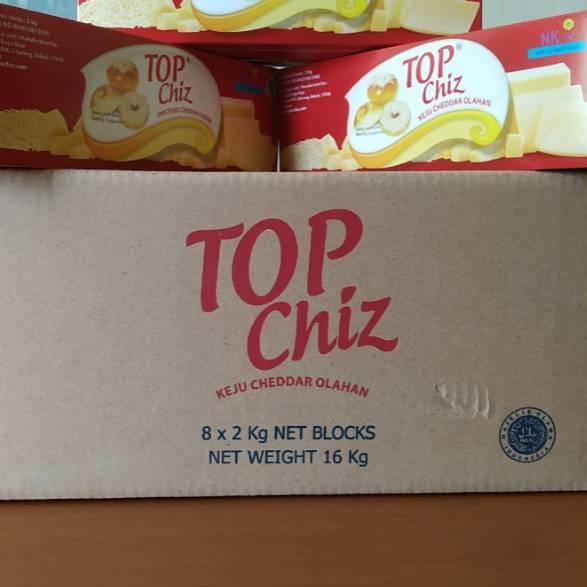 

☏ Keju Topchiz Cheddar 2kg Top Chiz ✭