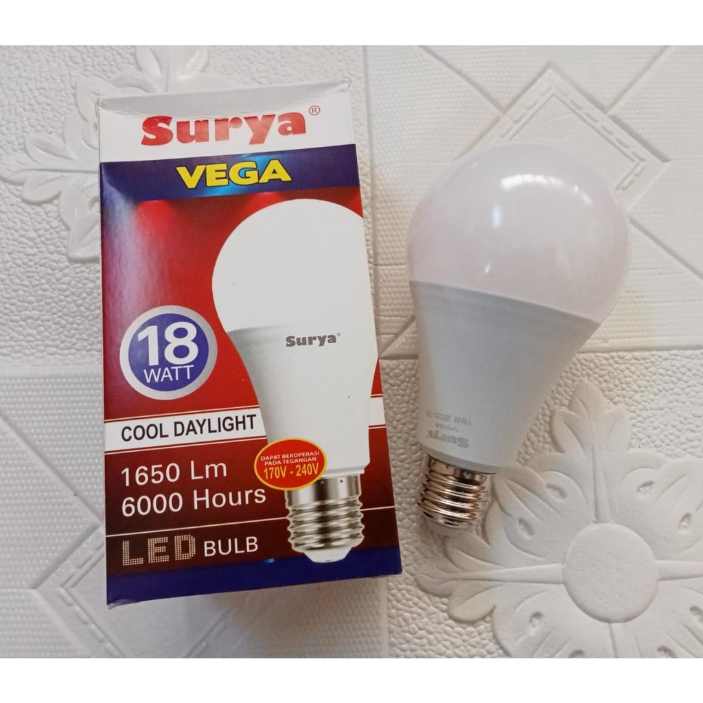 Lampu LED Surya Vega Cool 18 Watt / Bohlam Lampu Surya / Lampu 18 Watt
