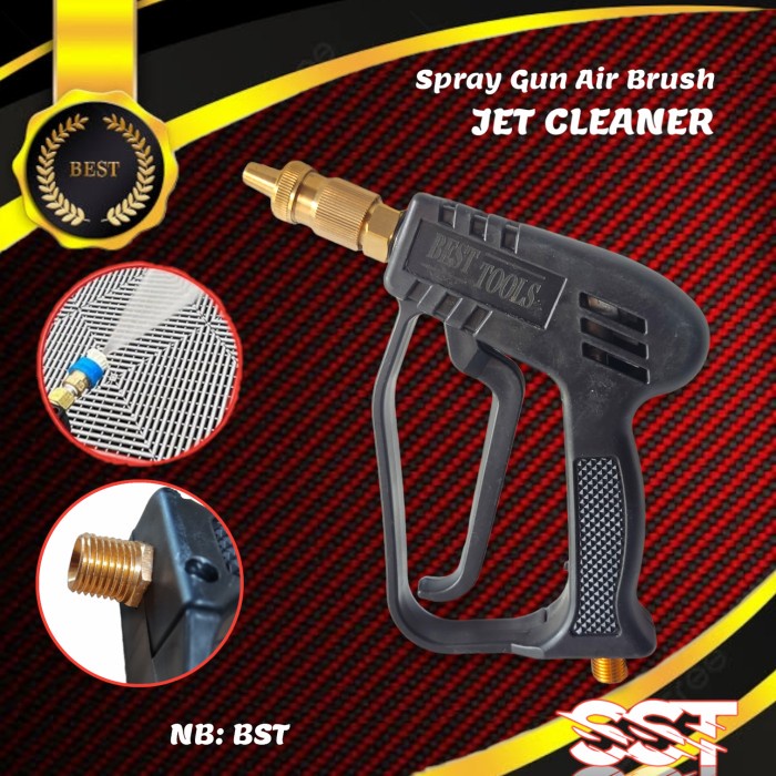 Sprayer Gun Spray Air Brush Jet Cleaner Washer Nosel Pistol Tembakan