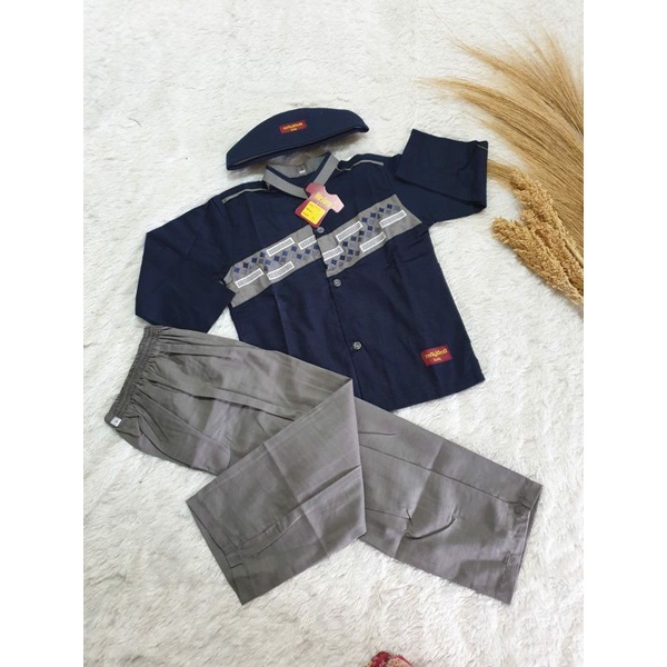 BAJU KOKO MUSLIM ANAK LAKI LAKI COWOK KATUN SEGARET HALUS PREMIUM