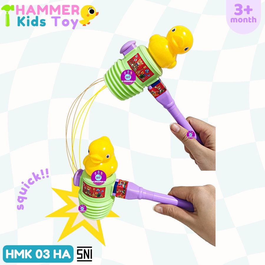 Mainan Anak Palu Mukul Bunyi / Hammer Kids toys OCT 528