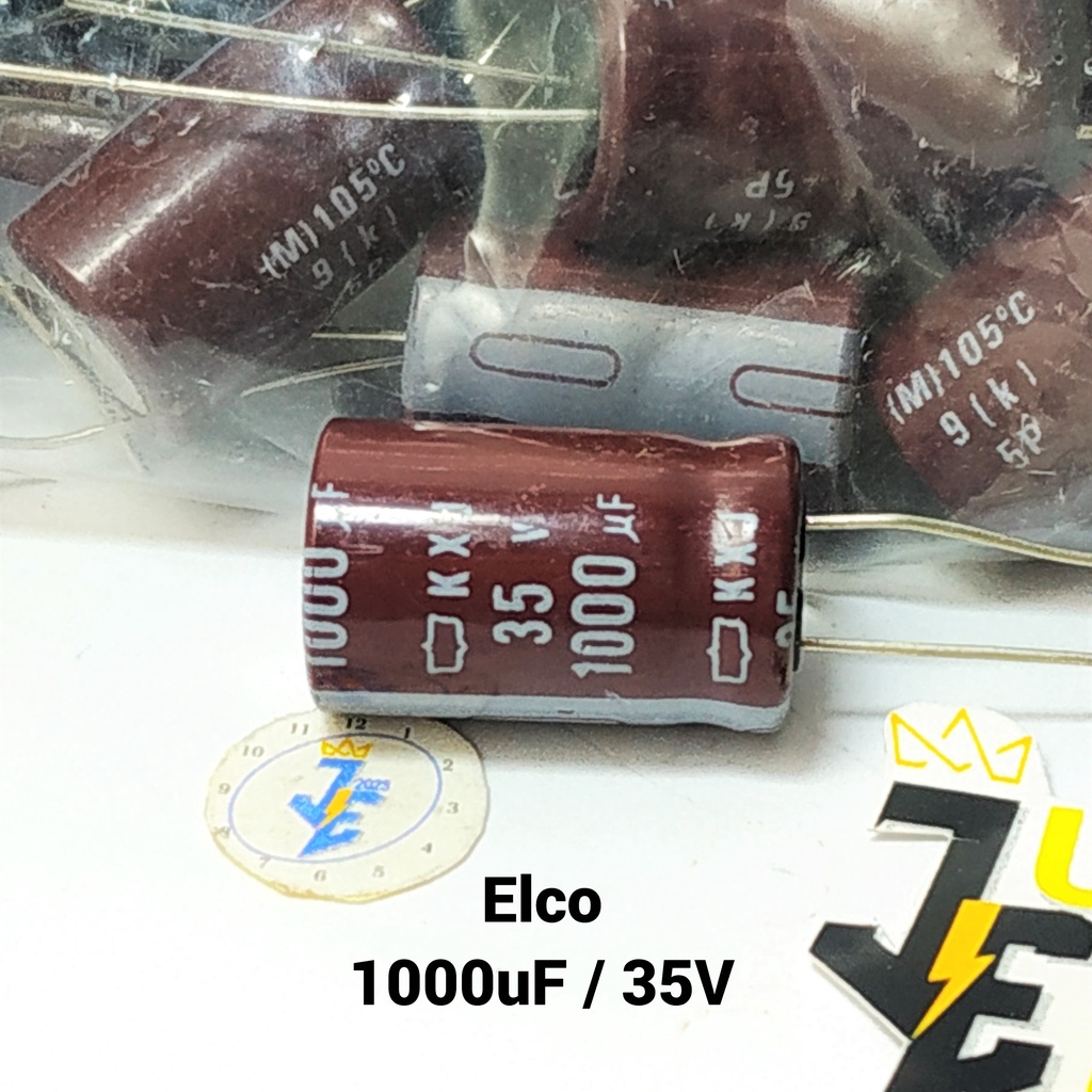 KAPASITOR ELCO 1000uF / 35V (1 Pcs) | Capasitor Elko 1000 uF/35 Volt