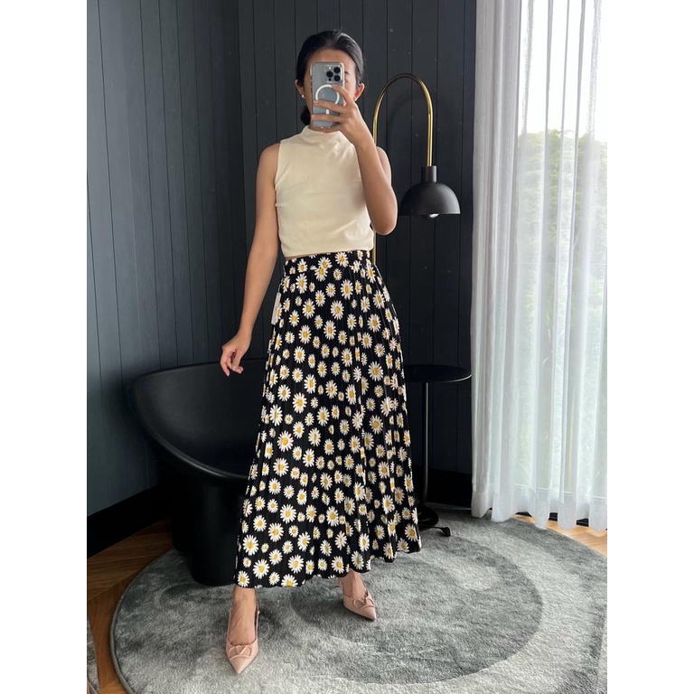 (4pt DAISY) MBL Rok Plisket / Pleated Skirt / Motif Hyget Super Khusus Grosir Serian 4 Warna