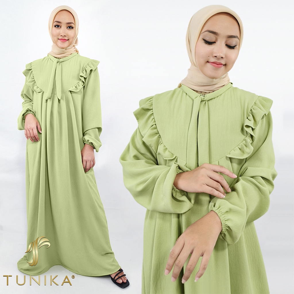 Camelia Maxy Crinkle Airflow - Gamis Jumbo Wanita - Dress Muslim - Gamis Dewasa - Tunika