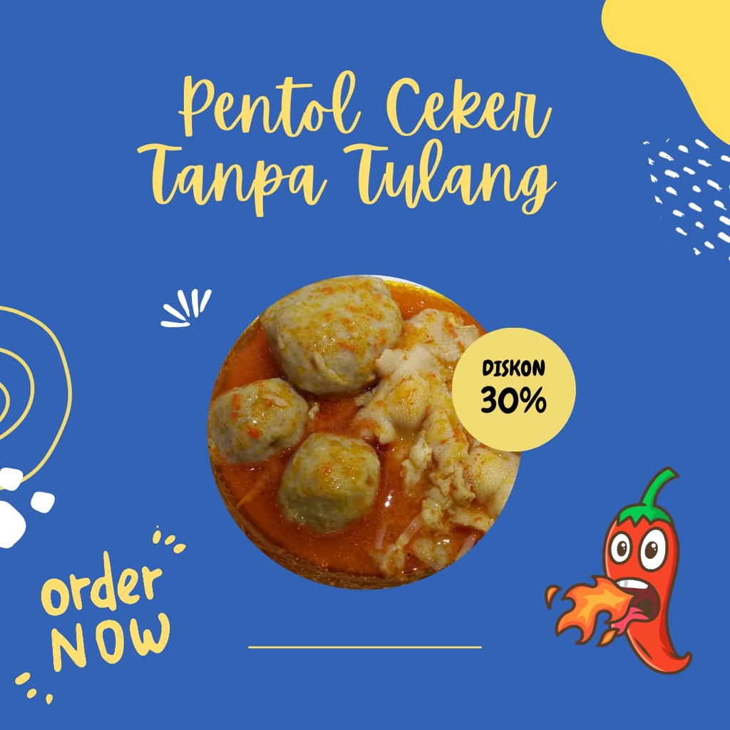 

Pentol Ceker Tanpa Tulang