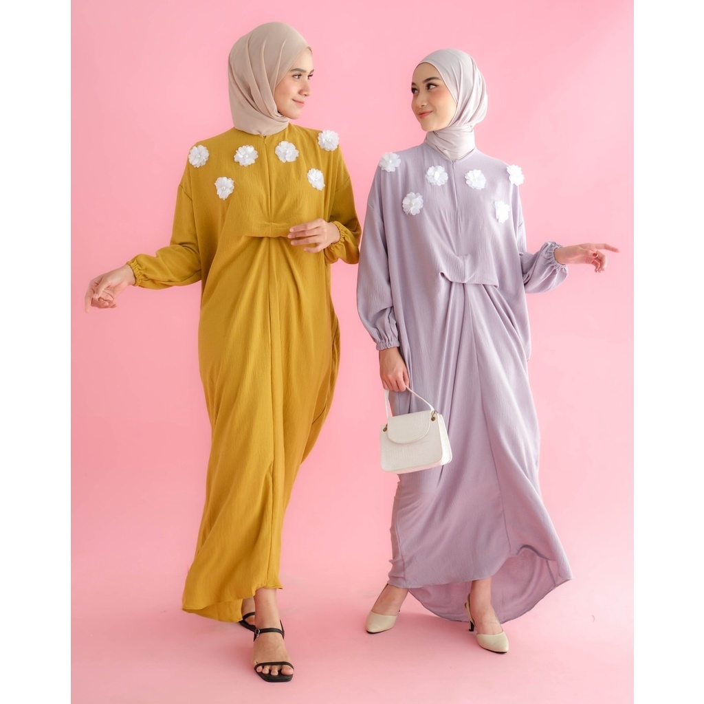 Myrubylicious MIYUKI KAFTAN KODE NN2528 | KAFTAN | BAJU MUSLIMAH | DRESS | KAFTAN LENGAN PANJANG