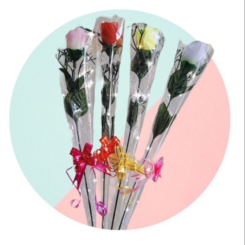 Mini Topper Happy Birthday Mawar Magic Candle