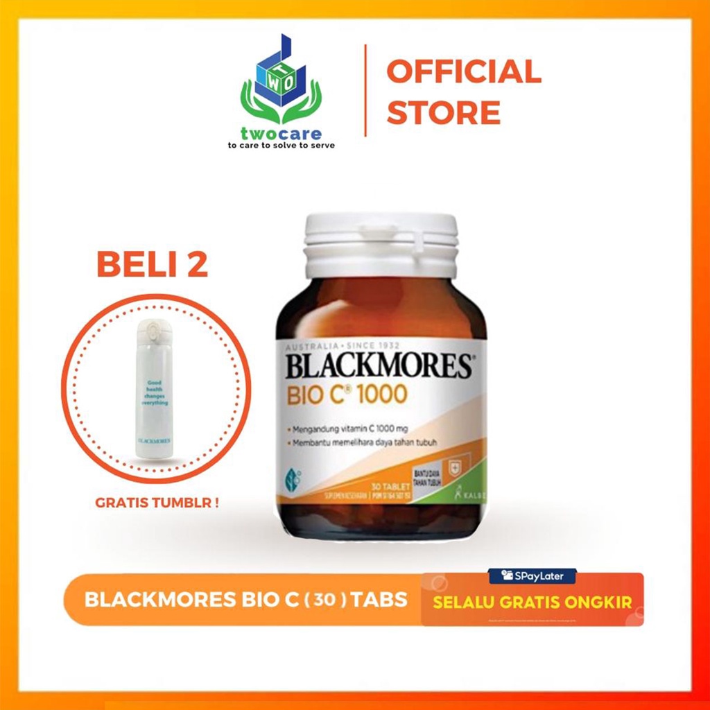 Blackmores Bio C BIO C 1000 mg 30 Caps Suplemen Vitamin C Immunity Daya Tahan Tubuh BPOM Kalbe