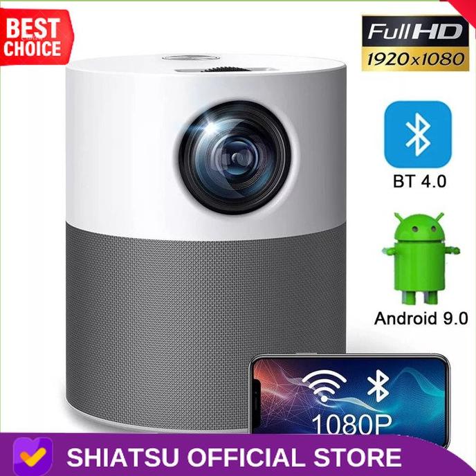 Proyektor Mini Smart Projector Android 9 1080P Streethuupsstore