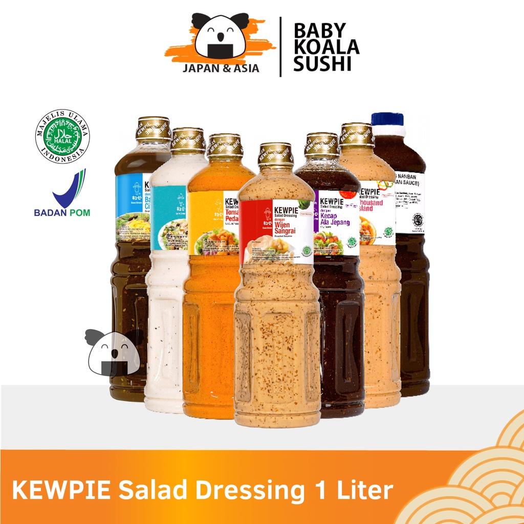 

KEWPIE Salad Dressing 1 Liter | Wijen Sangrai Thousand Island Caesar, Tomat Pedas, Kecap Jepang Kualitas Terbaik