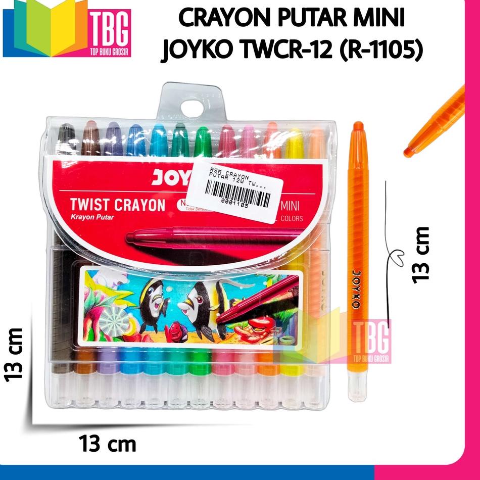 

Kejutan Viral 1 SET (12 WARNA) CRAYON PUTAR MINI JOYKO/TWIST CRAYON TWCR-12 JOYKO/CRAYON PUTAR PENDEK JOYKO (R-1105)
