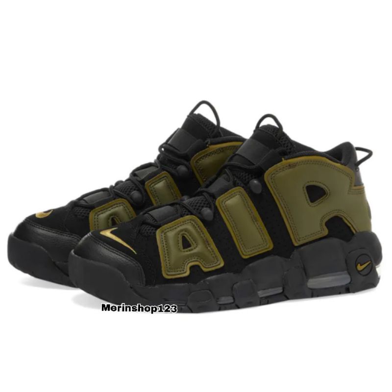 SEPATU AIR MORE UPTEMPO ROUGH GREEN HIGH PREMIUM ORIGINAL