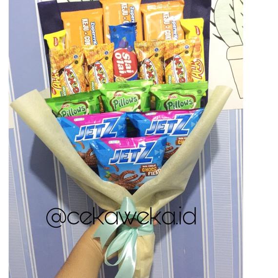 

PROMO✅⭐-Bouquet Snack / Bucket Jajanan / Buket Ciki termurah