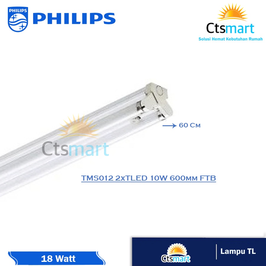 LAMPU PHILIPS TMS007 1xTL-D18W