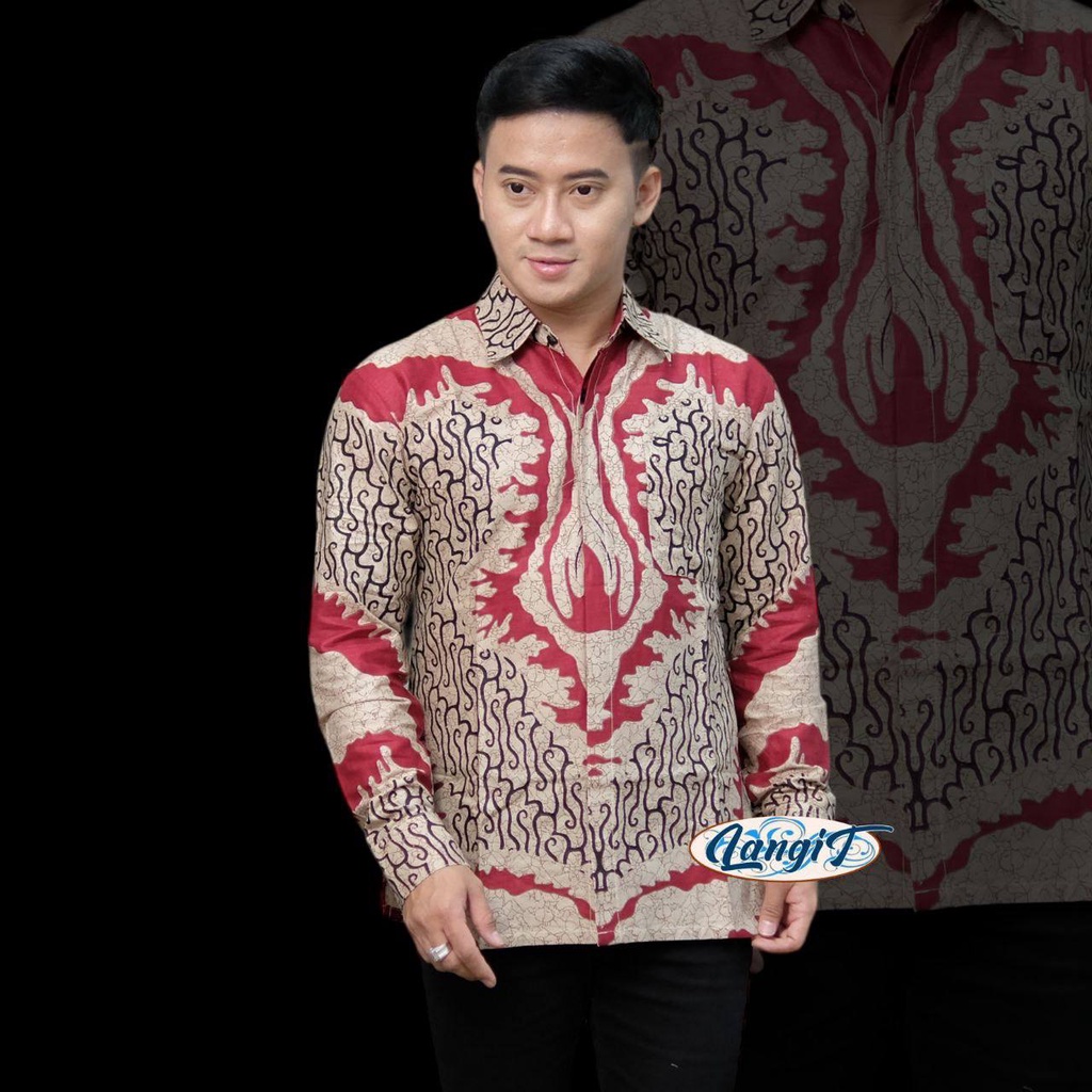 Kemeja Batik Anak Laki-laki Lengan Panjang Couple batik Ayah Anak Cowok Motif Sentani Warna Hitam Motif Terbaru