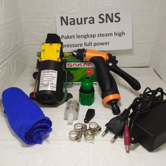 Alat Cuci Steam Stim Motor Mobil Ac 160 Psi Gun Zet Tanpa Selang