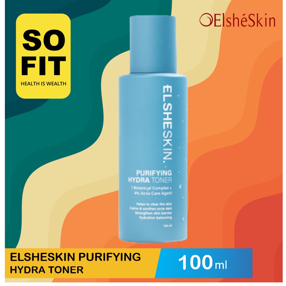 ElsheSkin Purifying Hydra Toner 100ml / Hydrating Skincare Berminyak dan Berjerawat Acne Bekas Jerawat &amp; Glowing