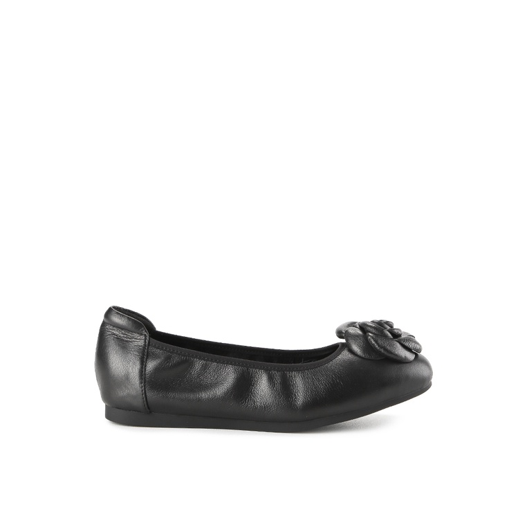 Sepatu Flat Andrew Original Leather upper Ballerina Formal Casual Ori 100% Helsa Wanita Cewek Hitam