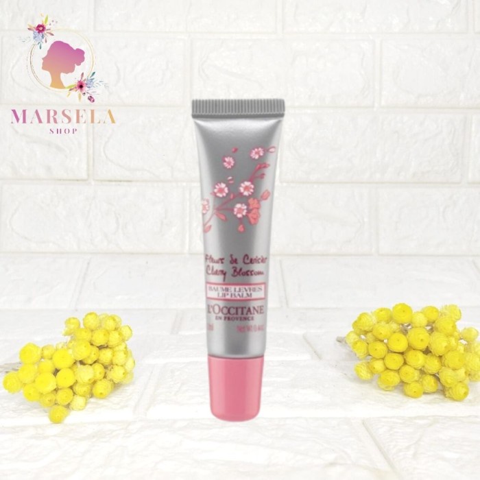 ⭐BISA COD⭐ L'occitane Cherry Blossom Lip Balm 12ml Loccitane