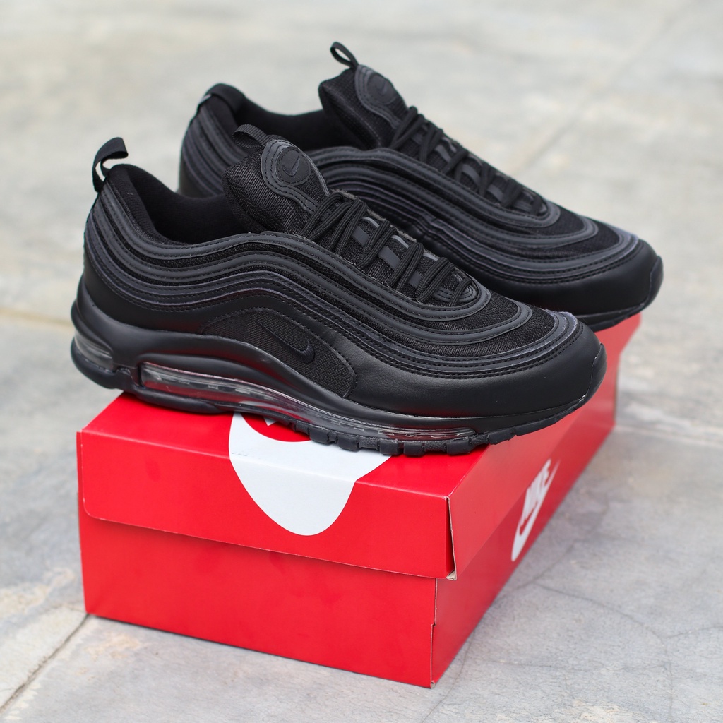 BEST SELLER SEPATU PRIA LIMITED EDITION AM97 ALL BLACK REFLECTIVE