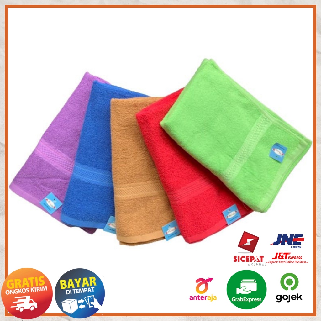 Ezpata Handuk Mandi Olahraga Muka Kecil 70x37cm Microfiber Polos Warna Warni Harga Grosir Termurah