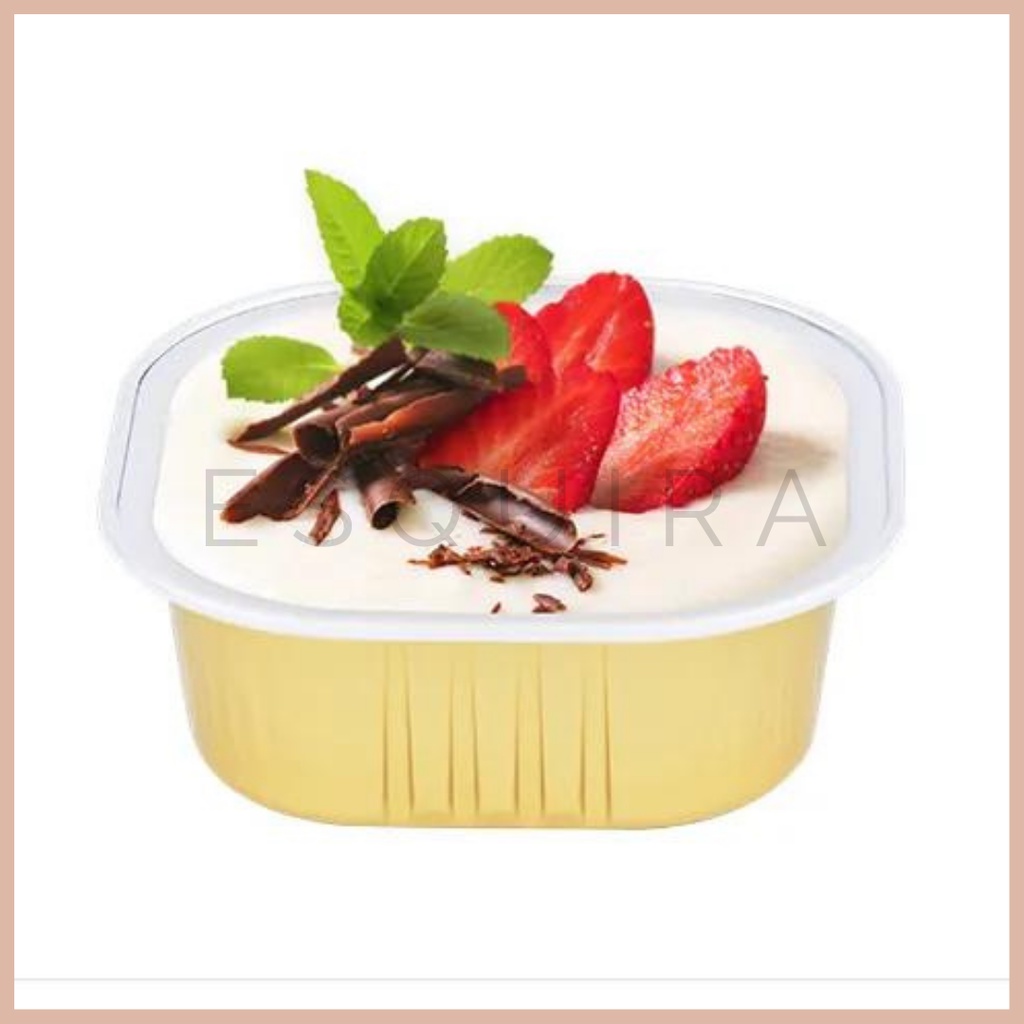 Aluminium Foil Cup Tray 300 ML /+ Lid / 10 PCS / YF112-325