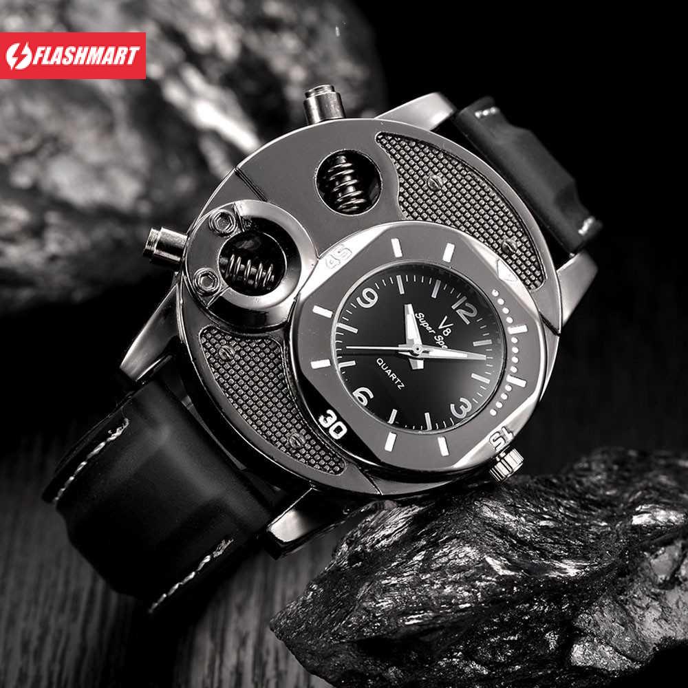 Flashmart Super Speed Jam Tangan Analog Luxury Quartz - V8