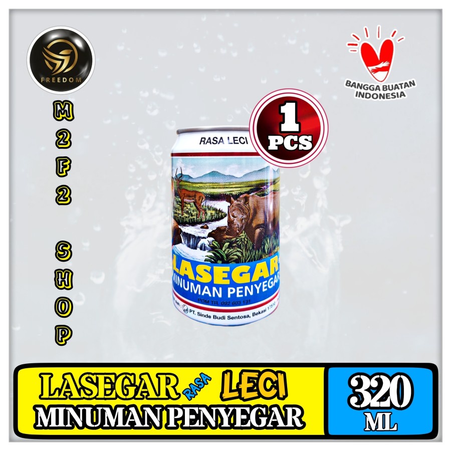 

LASEGAR Minuman Larutan Penyegar Rasa Leci Kaleng - 320 ml (Kemasan Satuan)