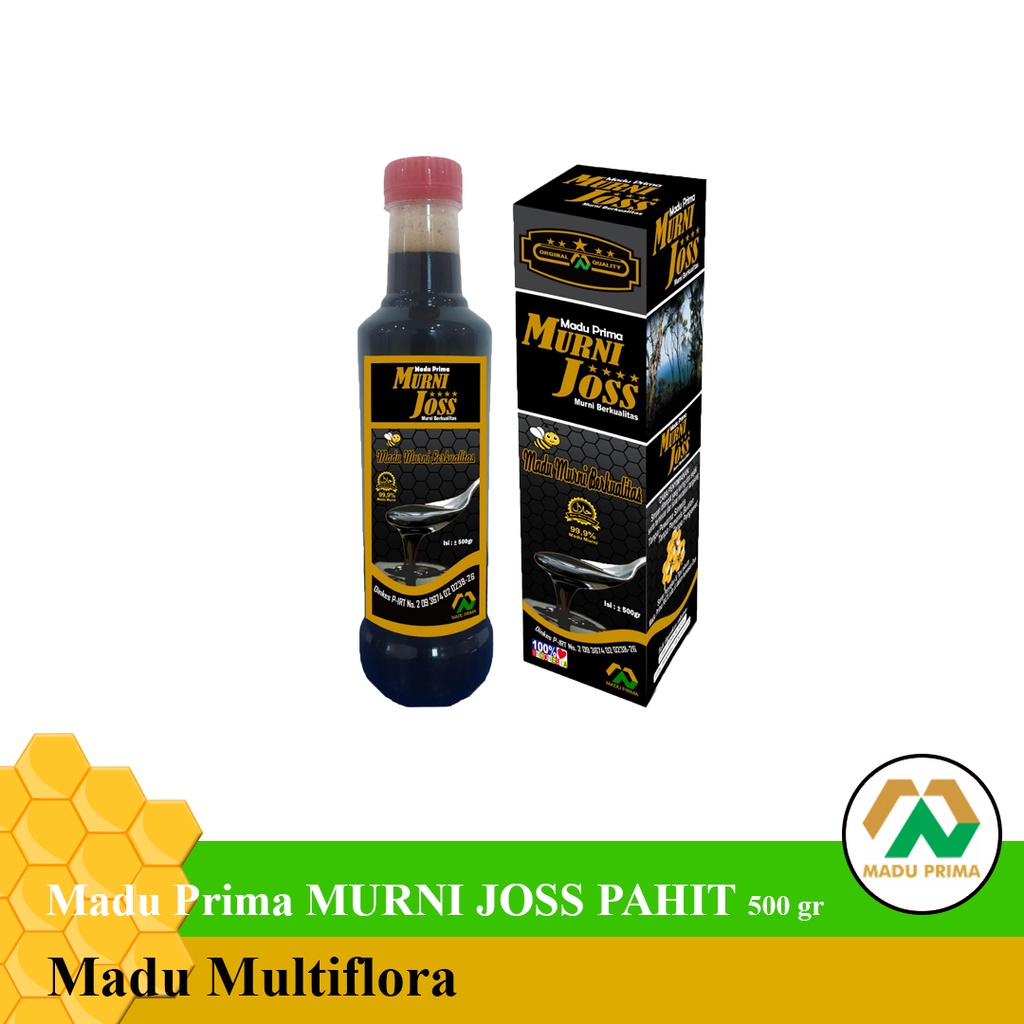 

Madu Pahit Asli | Madu Murni Pahit Multiflora | Madu Prima JOSS PAHIT 500gr