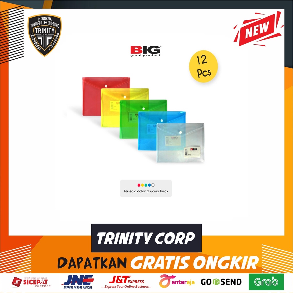 

Map Kancing 1 BIG A5 12 Pcs MF-8812 per pack