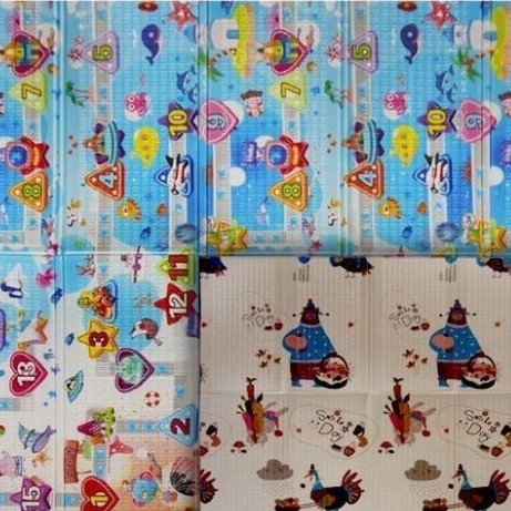 Baby Playmat Matras Foam Bayi Karpet 2 sisi beda 8mm 10mm PM-T8 PM-T10 - PLAYMAT, 8 mm