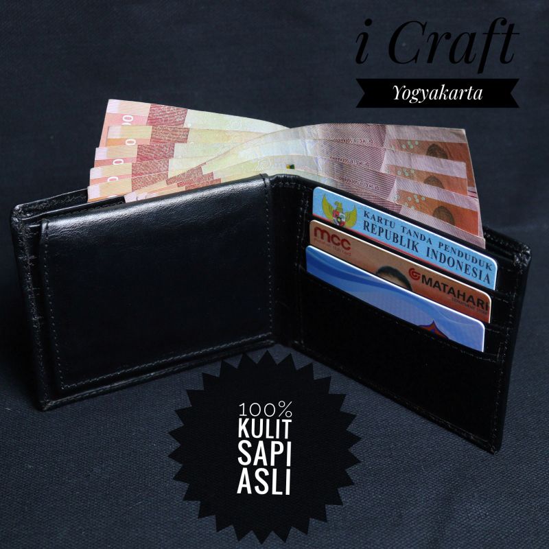 Dompet Kulit Sapi Asli Pria Wanita Original